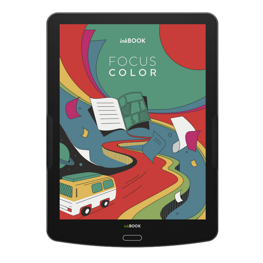 inkBOOK Focus Color e-book reader front view